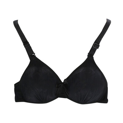

Teenage Girl Underwear Puberty Students Bra Cute Bow Knot Wire Free Bras for Kids Thin Training Bra with Detachable Ribbon