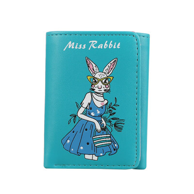 

Fashion Cute Rabbit Pattern Women Girl Coin Holder Purse Zipper Wallet Gift