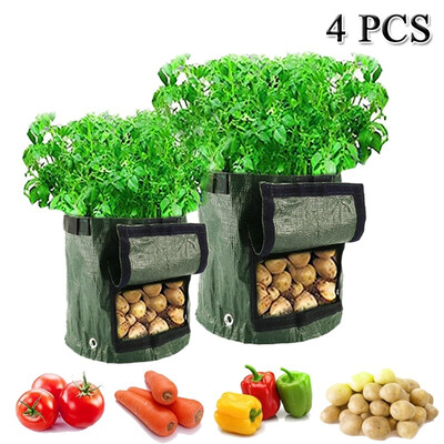 

Vegetables Planter Bags Potato Grow Bag Planting Gardening Accessory with Handles