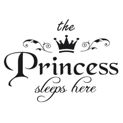 

Diy Detachable Princess Wall Sticker Art Vinyl Applique Family Bedroom Dormitory Decoration