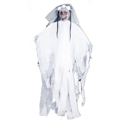 

Halloween 2019 Gauze Simulation Skull Hanging Ghost Hanging Decoration IndoorOutdoor Specter Party Ornament Props