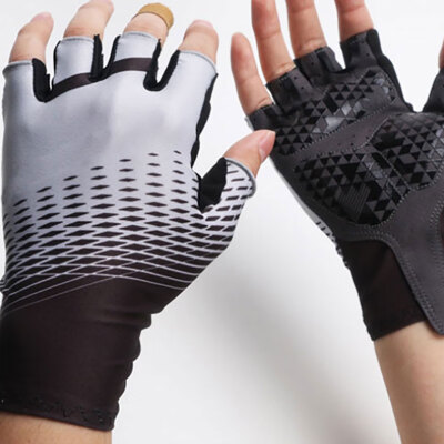 

Breathable Washable Sweat-absorbed Half Finger Bike Racing Gloves Outdoor Protect Bike Gloves Unisex Cycling Gloves