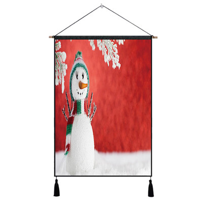 

Toponeto Unframed Merry Christmas Oil Painting Print Picture Home Wall Room Wall Hanging