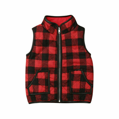

Kids Baby Girls Winter Vest Hoodies Waistcoat Coat Jacket Gilet Outwear
