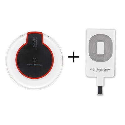 

Wireless Charger & Receiver For ALL PHONES iPhoneX Samsung Xiaomi Ultra-Thin Mobile Phone Qi Fast Charge Wireless Charging Base