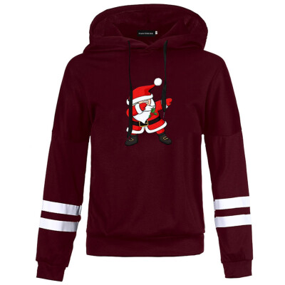 

Women Christmas Hoodie Claus Graphic Printed Sweatshirt