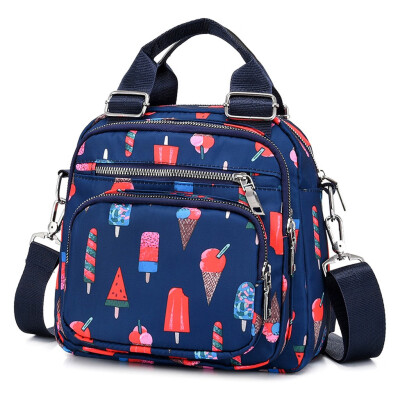 

Tailored Fashion Womens Zipper Multi-Function Large Capacity Nylon Backpack Travel Bag