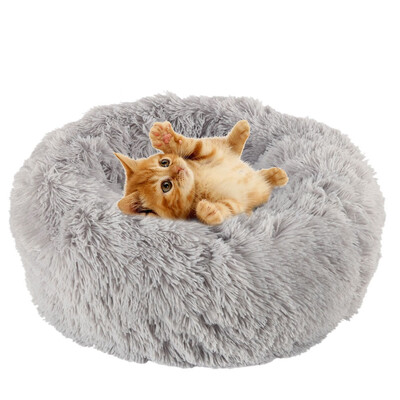 

SML Size Pet Soft Plush Kennel Small&Medium Dogs Litter Deep Sleep PV Velvet Cat Litter Sleeping Bed