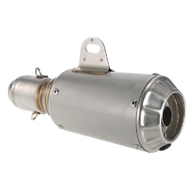 

51mm Stainless Frosting Noise Reduction Refit Exhaust Muffler Pipe for Motorcycles ATVs