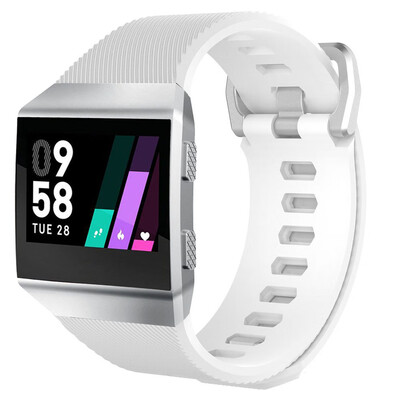 

〖Follure〗Soft Silicone Replacement Sport Strap Watchband For Fitbit Ionic Smart Watch BK