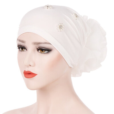 

Muslim Women Flower Cancer Chemo Hat Hijab Hair Loss Head Scarf Turban Cap Wrap