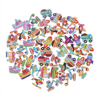 

50Pcs Christmas Cartoon Pattern Wooden decorative Buttons For Scrapbooking Sewing Crafts Decoration