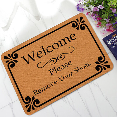 

Toponeto Letter Funny Welcome Home Entrance Floor Rug Non-slip Doormat Outdoor Mat
