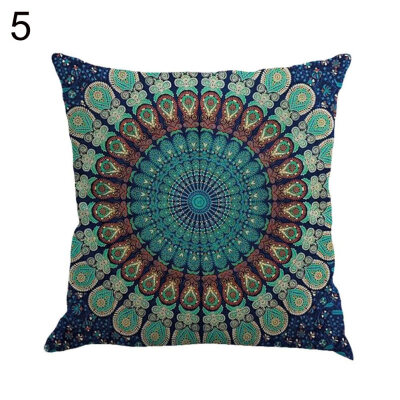 

Mandala Circle Square Linen Pillow Case Cushion Cover Sofa Bed Car Cafe Decor