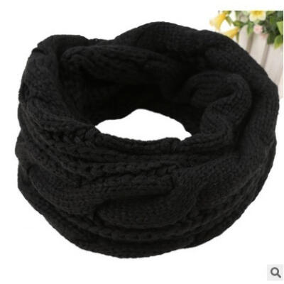 

Women Men Warm Winter Knit Neck Warmer Circle Wrap Cowl Loop Snood Scarf Shawl BEST