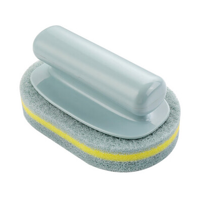 

Toponeto Sponge Brush Eraser Scrub Handle Grip Sink Pot Bowl Kitchen Cleaning Tool