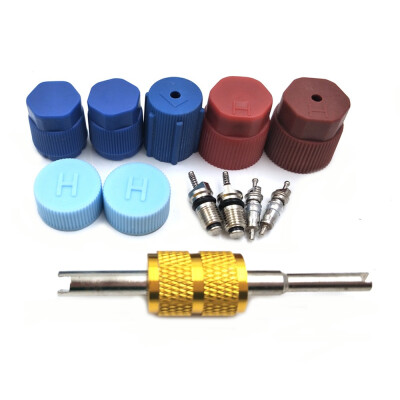 

1set Car Cap & Valve Air Conditioning System Seal Kit R12 R134a Replacement Parts Auot AC Compressor Repairing Parts