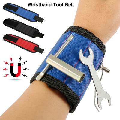 

Portable Magnetic Wristband Toolkit Bag Electrician Wristband Tool Belt Screws Nails Drill Bits Holder