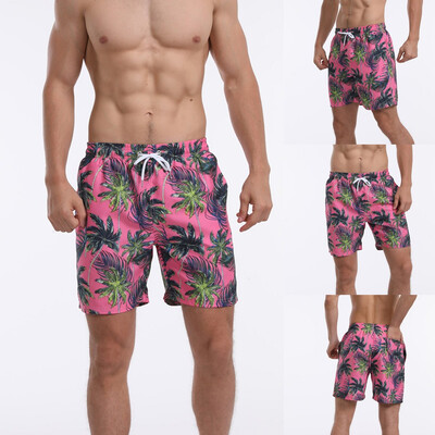 

Gobestart Fashion Mens Strapped Hawaiian Beach Fit Sport Quick Dry Casual Shorts Pants
