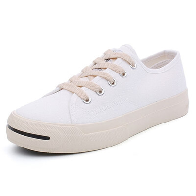 

Women Canvas Vulcanized Shoes Cute Smiling Face Shoes Candy Color New arrival