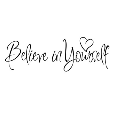 

Quote Wall Stickers Removable Believe In Yourself Vinyl Decal Art Home Decor DIY