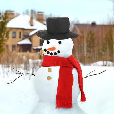 

Create Snowman for Christmas Accessory Kit Eyes Nose Mouth Pipe Button Scarf Hat