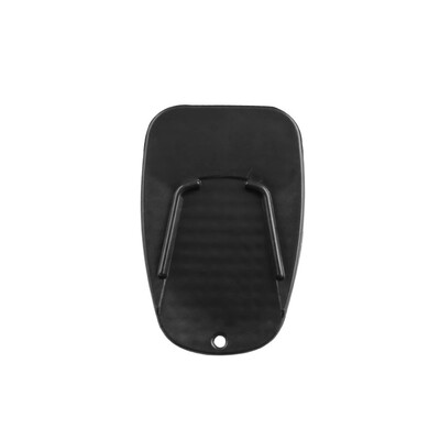 

Universal Motorcycle Kickstand Pad Kick Stand Coaster Plate Black ABS Mat Autocycle Modification Supplies