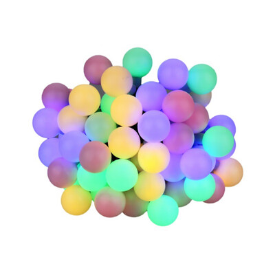 

Solar White Ball String Lights 23FT 50 Globes LED Fairy String Lights Waterproof with 2 Modes for Indoor Outdoor Home Garden Pat