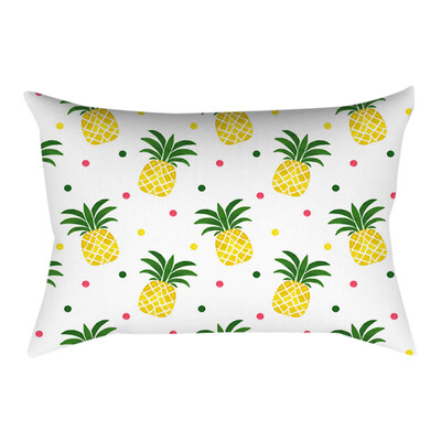 

〖Follure〗Pineapple Leaf Yellow Pillow Case Sofa Car Waist Throw Cushion Cover Home Decor