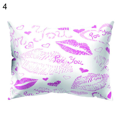 

Romantic Love Heart Pillow Cover Cushion Case Home Car Sofa Bedroom Hotel Decor