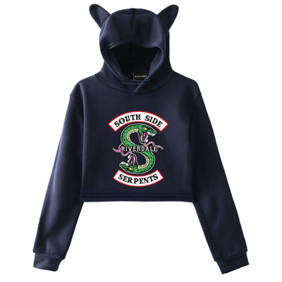 

European&American Trend Girls Plus Velvet Loose Sweater Sweatshirt