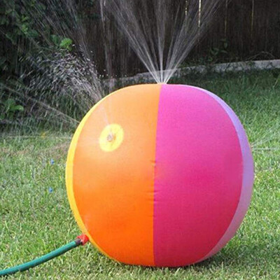 

YIWULASpray Ball 30in-Diameter Inflatable Sprinkler Water Ball Outdoor Fun Toy