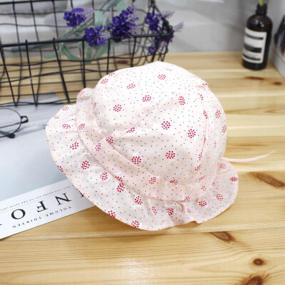 

2019 New Cute Summer Mesh Baby Boy Girl Cartoon Hat Beach Cap Breathable Bucket Sun Cap