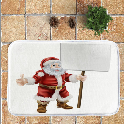 

Toponeto Christmas Festival Entrance Door Bathroom Floor Mat Indoor Bath Decor