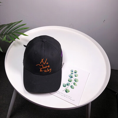 

Hat female Japanese couple students set up outdoor cap male Korean version of Harajuku letter embroidery baseball cap female tide