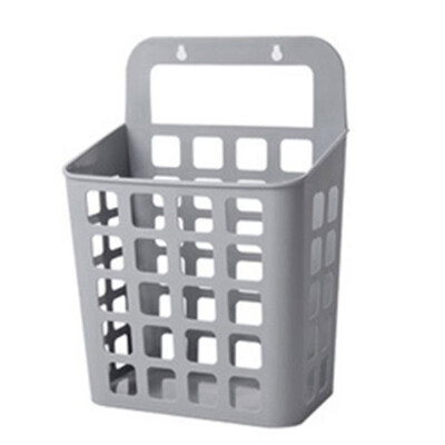 

Wall Mount Hanging Laundry Basket Dirty Clothes Suction Cup Household Storage Box Basket