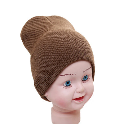 

Kids Hat Winter Warm Baby Hat Knitted Boy Girl Kids Toddler Infant Cap Beanie Candy Color