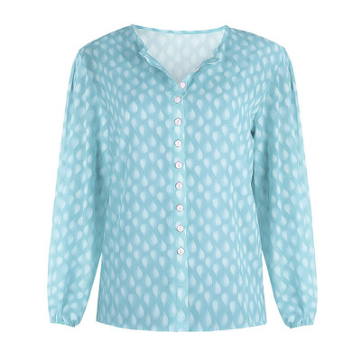 

Women Blouse Office Lady Chiffon Shirt Top Long Sleeve Female Polka Dot Blouse 2019 Summer Shirts Plus Size Tops