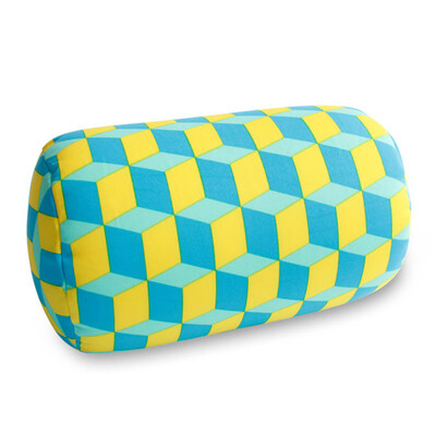 

1pc Micro Bead Roll Pillow Cushion Comfort Head Neck Back Waist Travel Home
