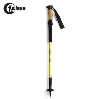 

CLEYE 3 Joints Carbon Fiber Trekking Pole Adjustable Telescopic Hiking Walking Stick