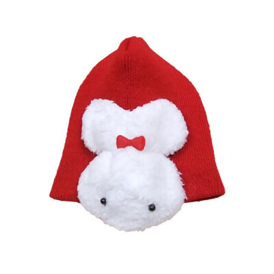 

hilittlekids Autumn Winter Casual Fashion Newborn Baby Cartoon Knitted Hat Kid Toddler Cute Cap