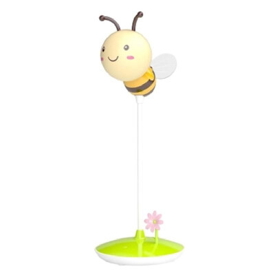 

Cartoon childrens three-speed touch dimming night light animal bee light reading LED eye protection learning lamp