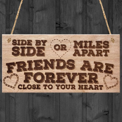 

Decoration Vintage Shabby Style Friendship Sign Hanging Tag Best Friend Board Chic Heart Thank You for Home Decor