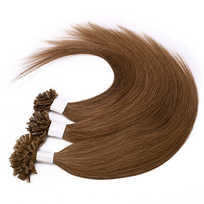 

1gstand Pre Bonded Nail U Tip Keratin Glue Remy Human Hair Extensions Balayage Long Straight Hair