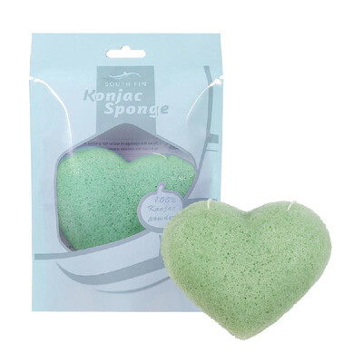

SOUTH FIN 100 Natural Konjac Sponge Puff Face Washing Facial Cleaning Tool Deep Cleansing