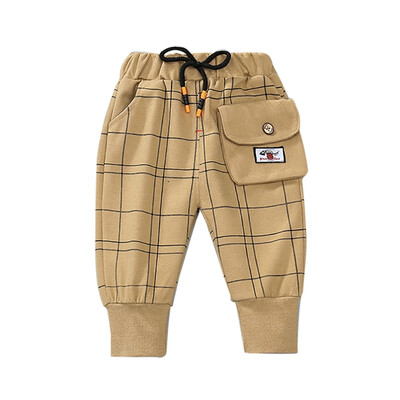 

INS hot baby boys pants 1-5 years kids pants pocket velvet trousers spring&autummn Winter warm baby girls pants all season