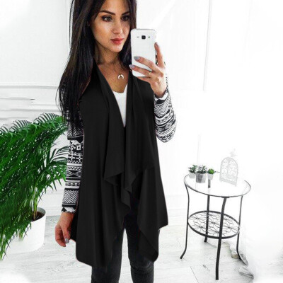 

Tailored Autumn Winter Womens Fashion Casual Turn-down Collar Open Cardigan Jacket Coat