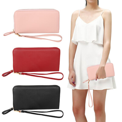

woman wristband Long clutch wallet Large capacity wallets female purse lady purses phone pocket card holder Wallets