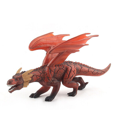 

Siaonvr Fiery Dragons Toy Figure Realistic Dinosaur Model Kids Birthday Gift Toys