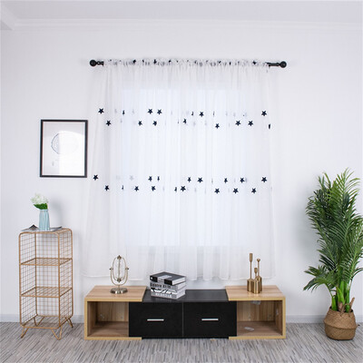 

Gobestart Star Print Tulle Curtain Handle Tulle Coveted 1 Fabric